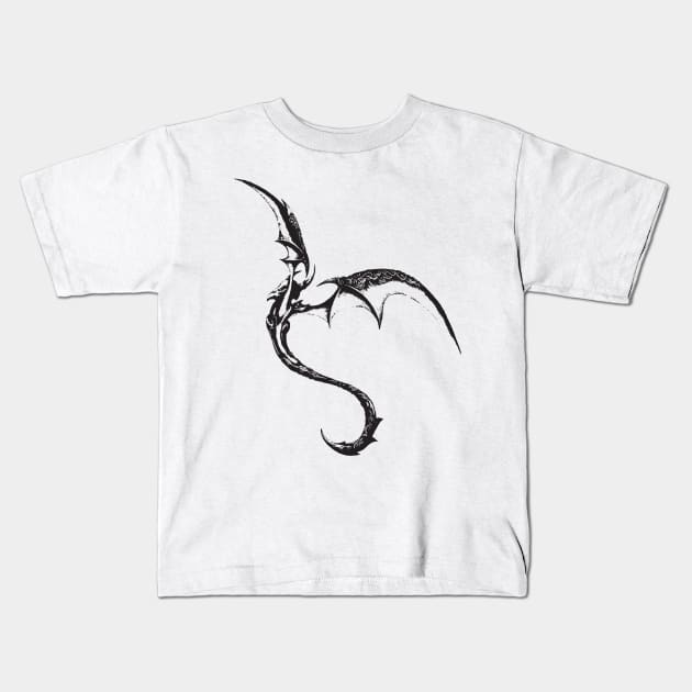 Nazgul Kids T-Shirt by Hedgeh0g